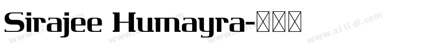 Sirajee Humayra字体转换